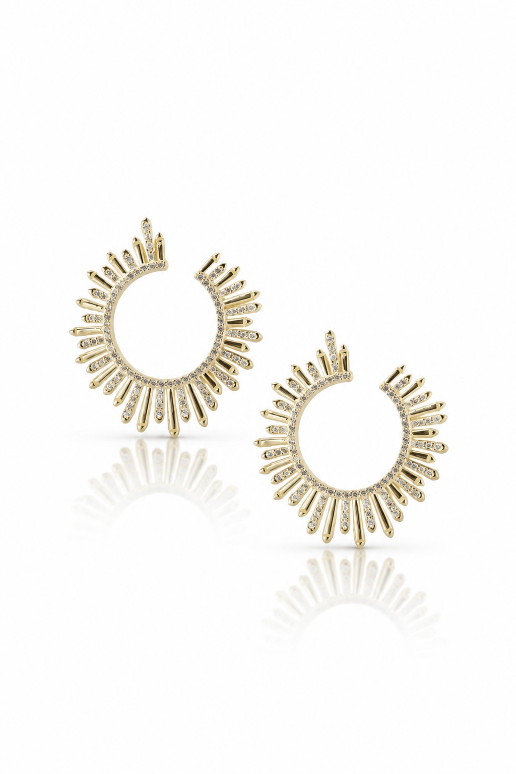 60d77cf5-71ba-4fdd-b4e6-3bcccd6b3562 Polaris Earrings - Gold Plated - Image 1